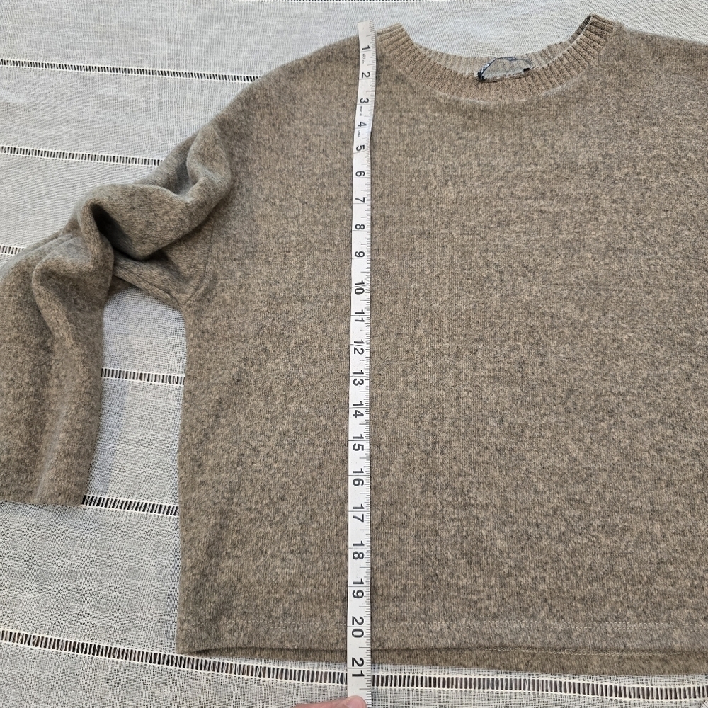 Zara Women Brown Soft  Sweatshirt Size Small - Picture 8 of 11